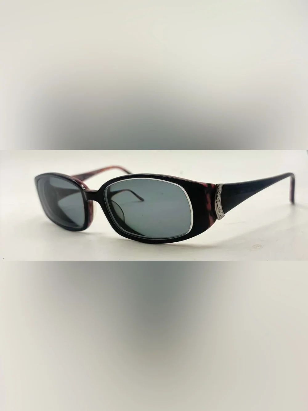 Parke PK6002 Burgundy Oval Sunglasses Frames Only